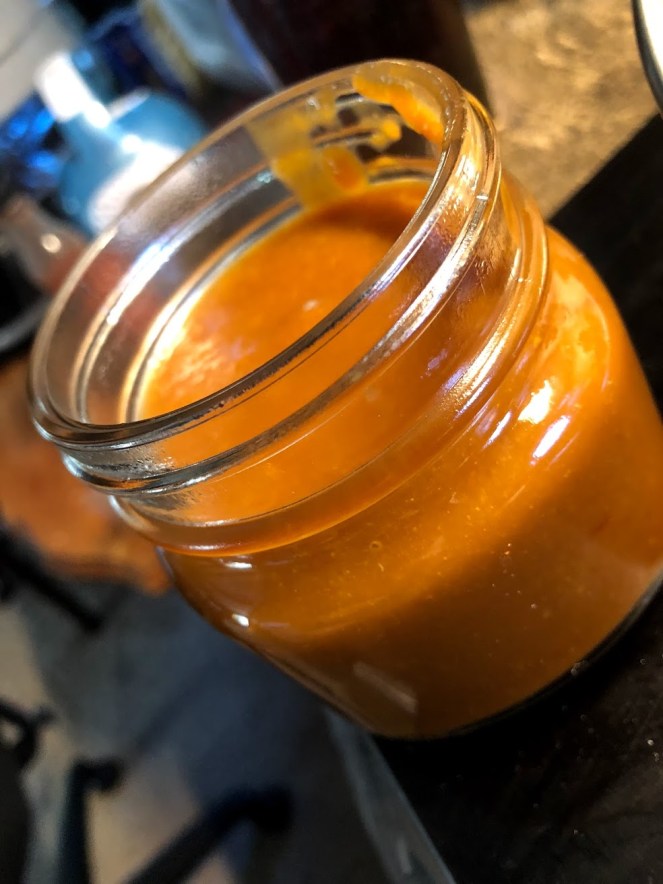 Peach Ancho BBQ Sauce