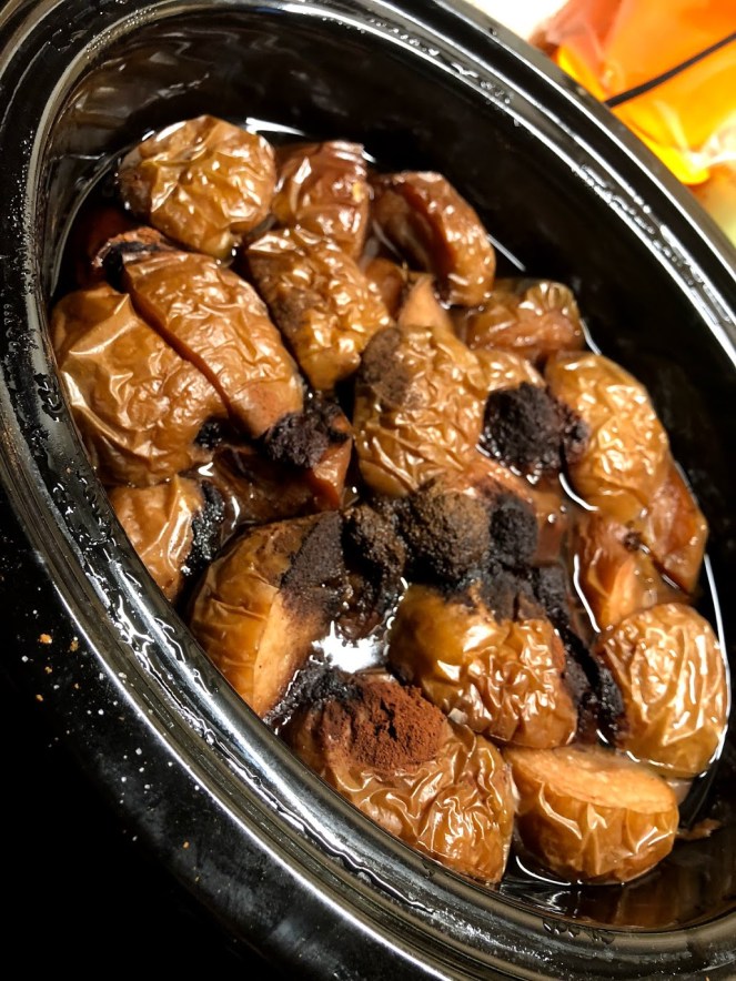 Apple Butter Prior to Stirring